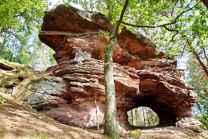 Felsentor beim Sommerfelsen-Germany